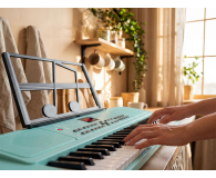 MusicMate Keyboard MM-04 KeyDeluxe Turkusowy - 1588174 - zdjęcie 7